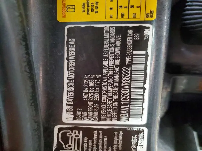 2013 BMW X1 XDRIVE28I  