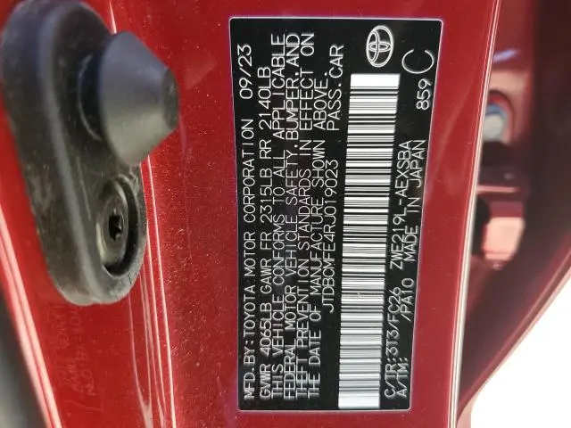 2024 TOYOTA COROLLA LE  