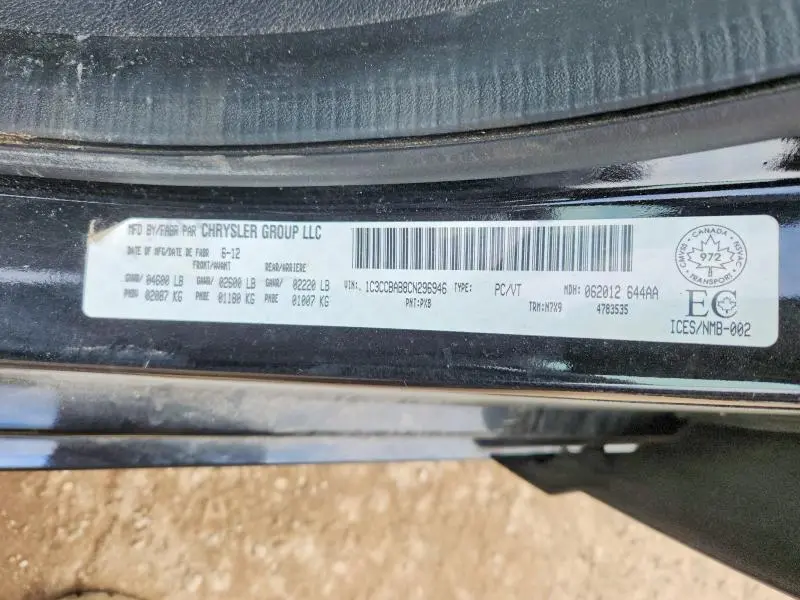 2012 CHRYSLER 200 LX  