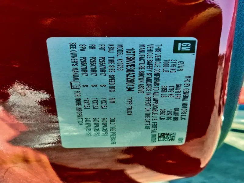 2010 GMC SIERRA K1500 SLE  