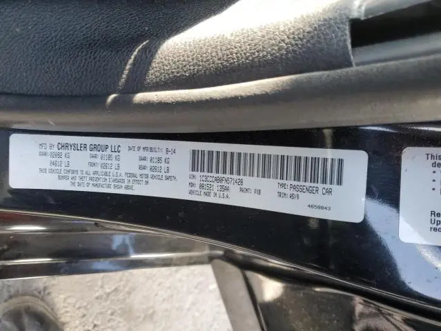 2015 CHRYSLER 200 LIMITED  