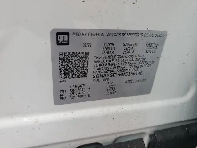 2022 CHEVROLET EQUINOX LS