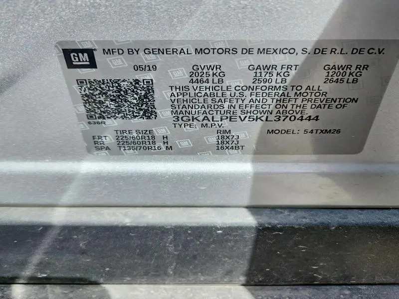 2019 GMC TERRAIN SLT  