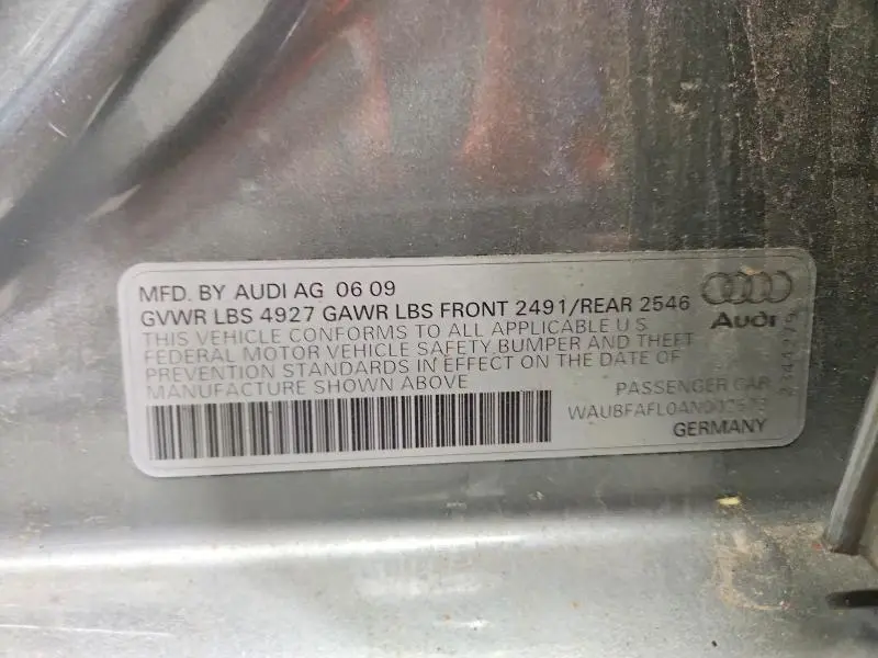 2010 AUDI A4 PREMIUM  