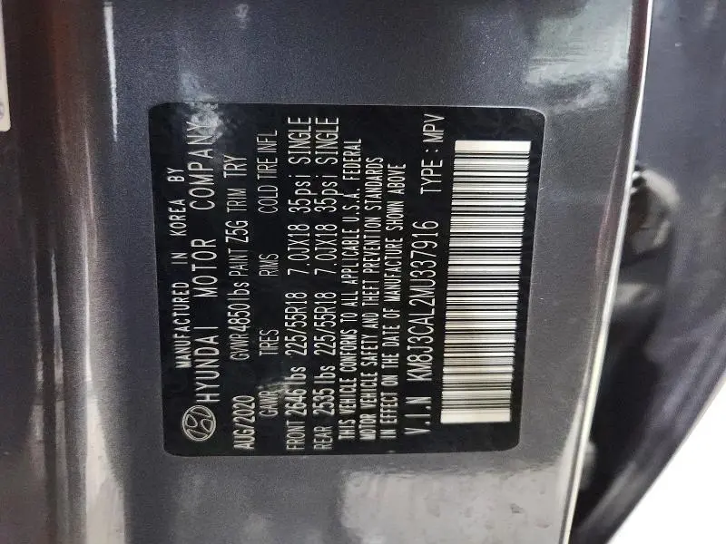 2021 HYUNDAI TUCSON SEL  