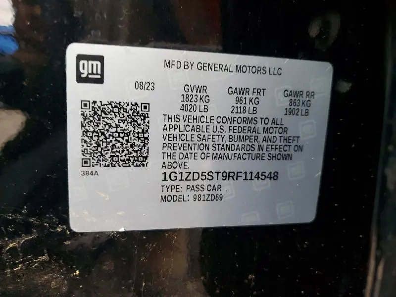 2024 CHEVROLET MALIBU LT  