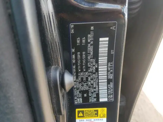 2016 TOYOTA HIGHLANDER LIMITED  
