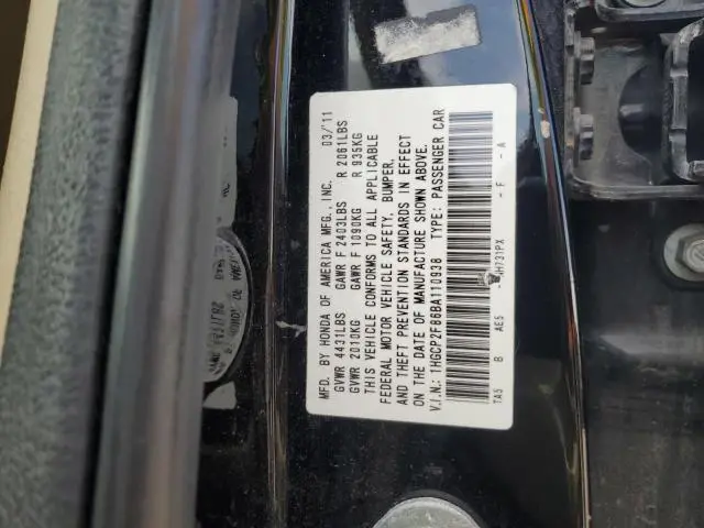 2011 HONDA ACCORD EXL