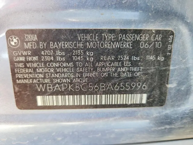 2011 BMW 328 XI SULEV  