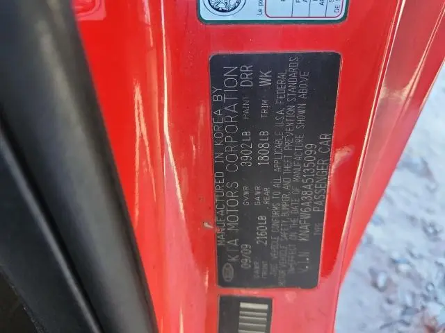 2010 KIA FORTE SX  