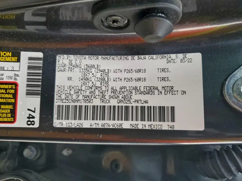 2022 TOYOTA TACOMA DOUBLE CAB  