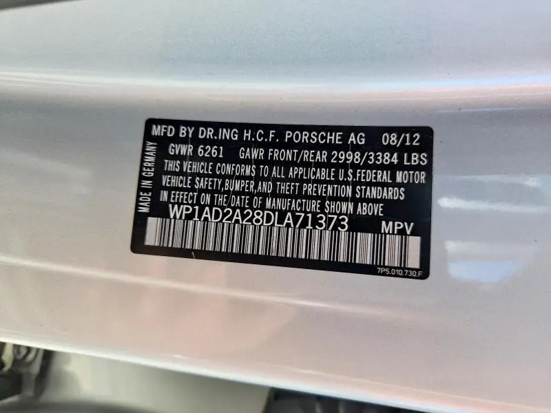 2013 PORSCHE CAYENNE GTS  