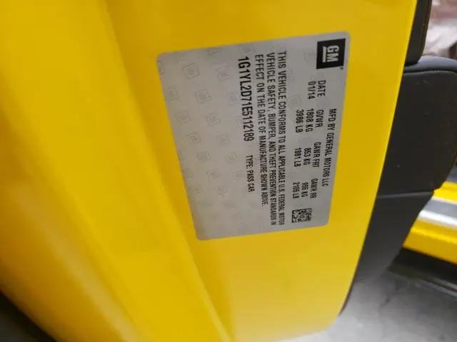 2014 CHEVROLET CORVETTE STINGRAY Z51 3LT  