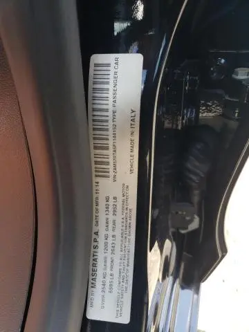 2015 MASERATI GHIBLI S