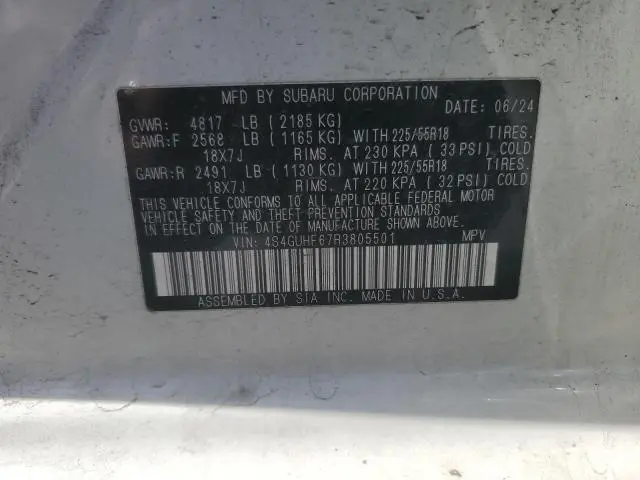 2024 SUBARU CROSSTREK SPORT  
