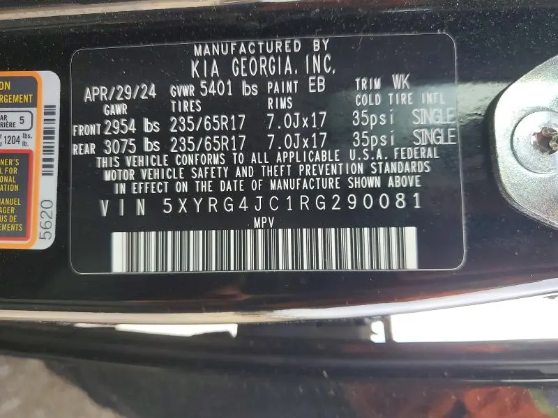 2024 KIA SORENTO LX  