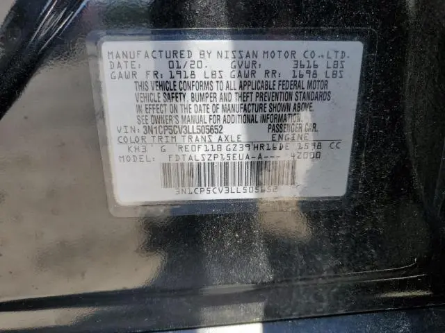 2020 NISSAN KICKS SV  