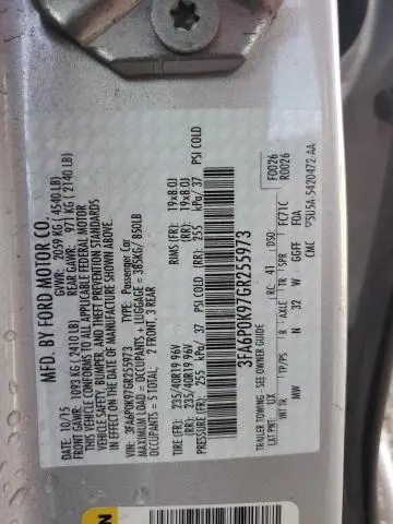 2016 FORD FUSION TITANIUM  