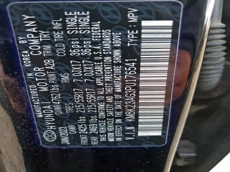 2023 HYUNDAI KONA SE  