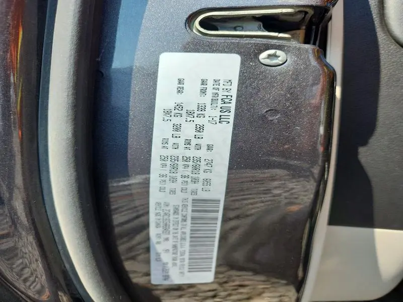 2017 CHRYSLER PACIFICA TOURING L  