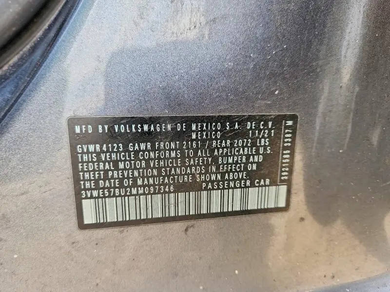 2021 VOLKSWAGEN JETTA SEL  