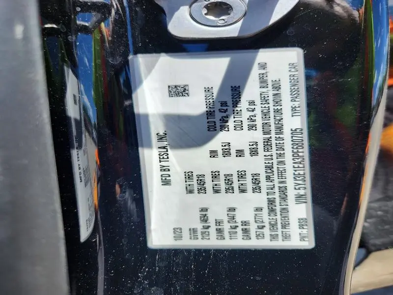 2023 TESLA MODEL 3   