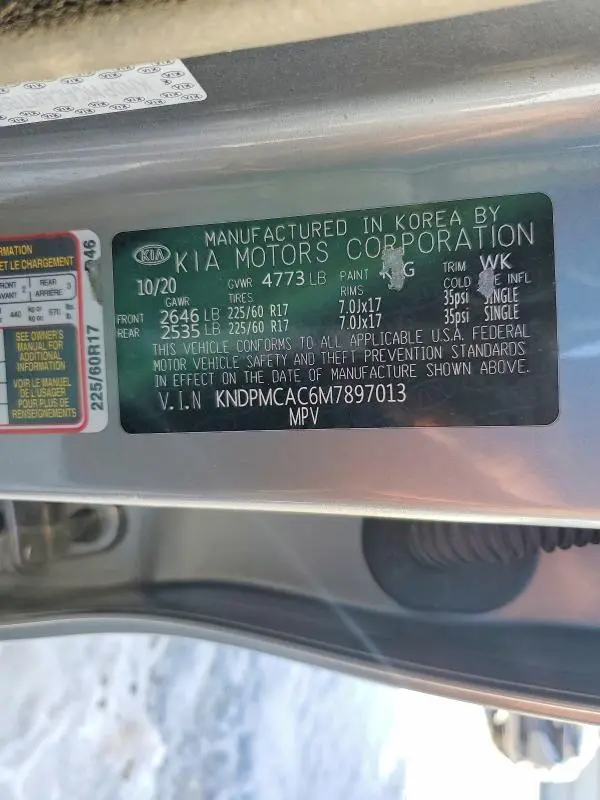 2021 KIA SPORTAGE LX  