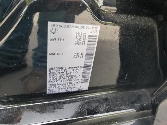 2024 NISSAN ALTIMA S  