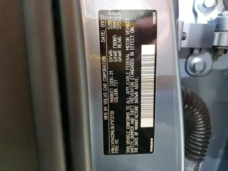 2020 VOLVO S90 T6 INSCRIPTION  