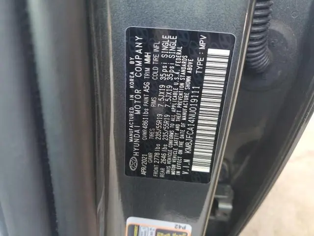 2022 HYUNDAI TUCSON SEL CONVENIENCE  
