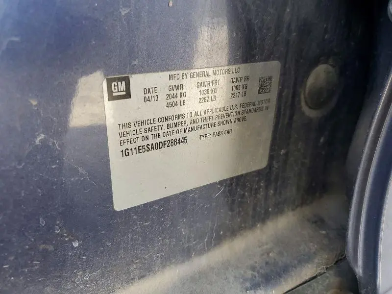 2013 CHEVROLET MALIBU 2LT  