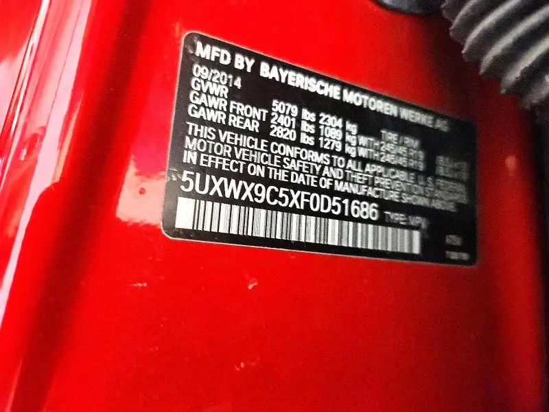 2015 BMW X3 XDRIVE28I  