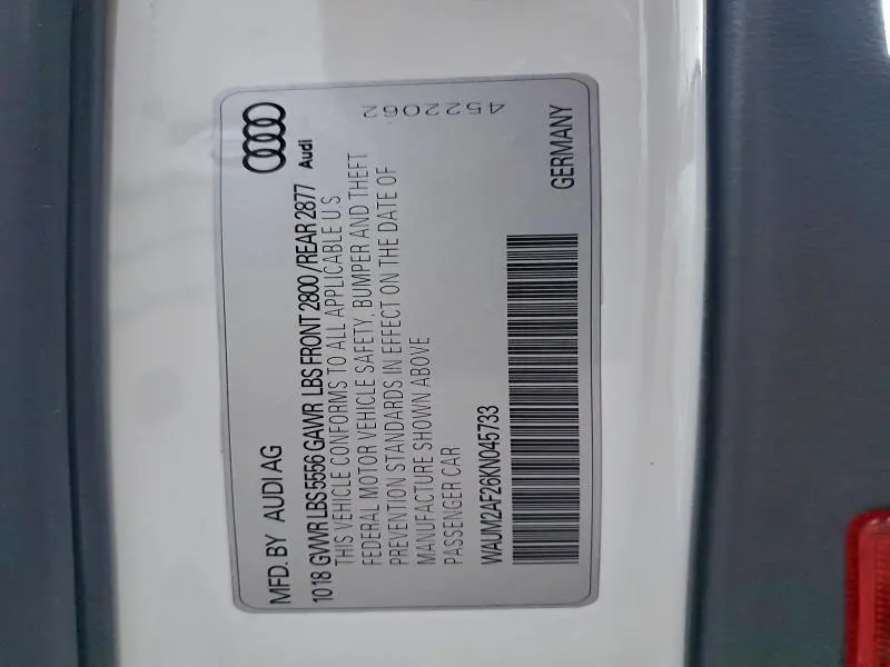 2019 AUDI A6 PRESTIGE  