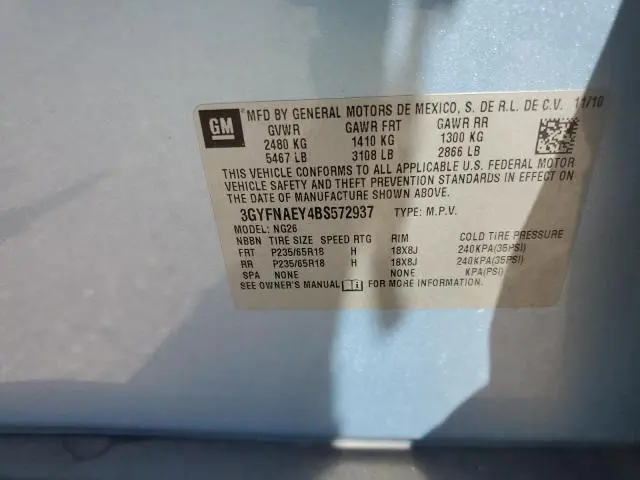 2011 CADILLAC SRX LUXURY COLLECTION  