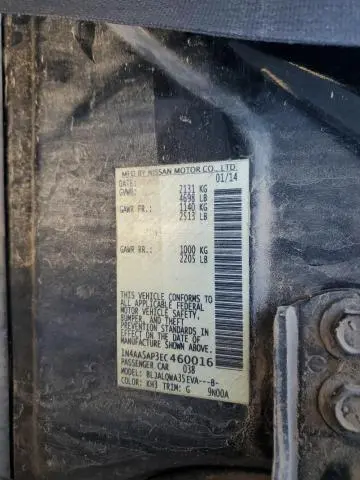 2014 NISSAN MAXIMA S