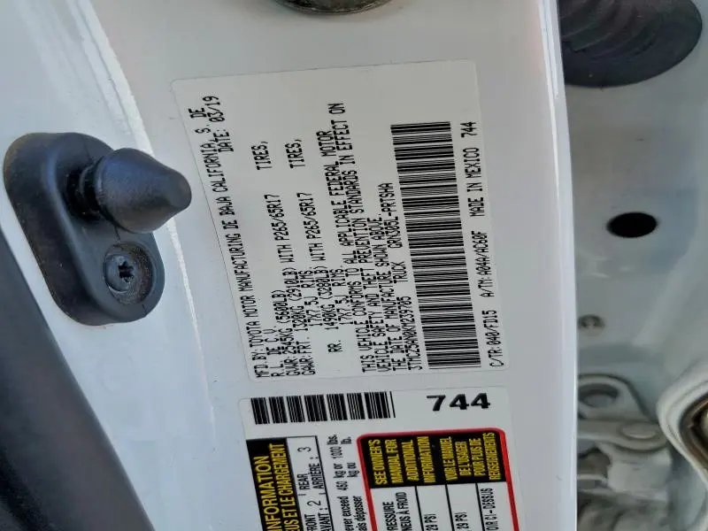 2019 TOYOTA TACOMA DOUBLE CAB  