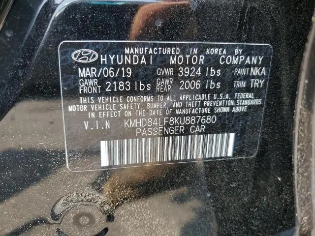 2019 HYUNDAI ELANTRA SEL  