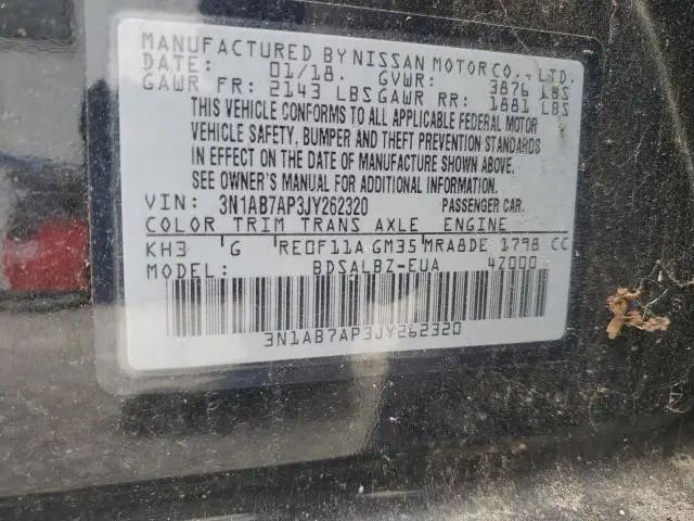 2018 NISSAN SENTRA S