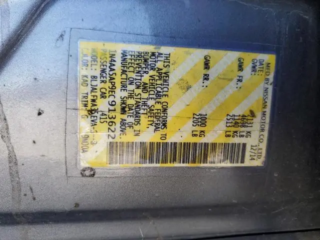 2014 NISSAN MAXIMA S  