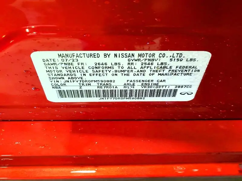 2023 INFINITI Q50 RED SPORT 400  