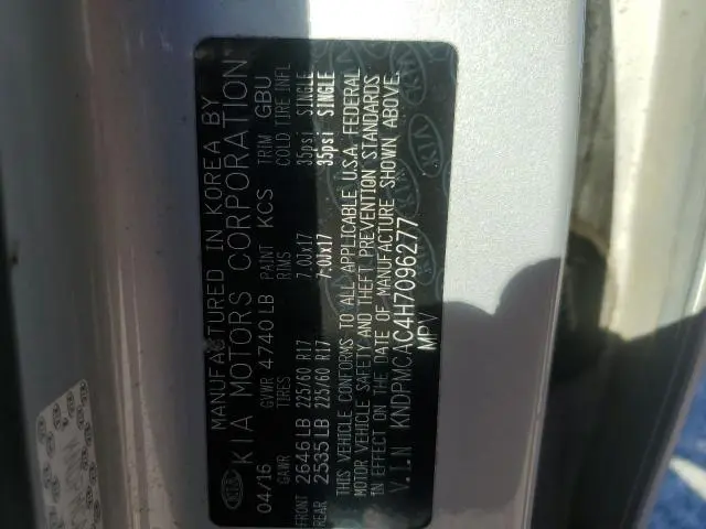 2017 KIA SPORTAGE LX  