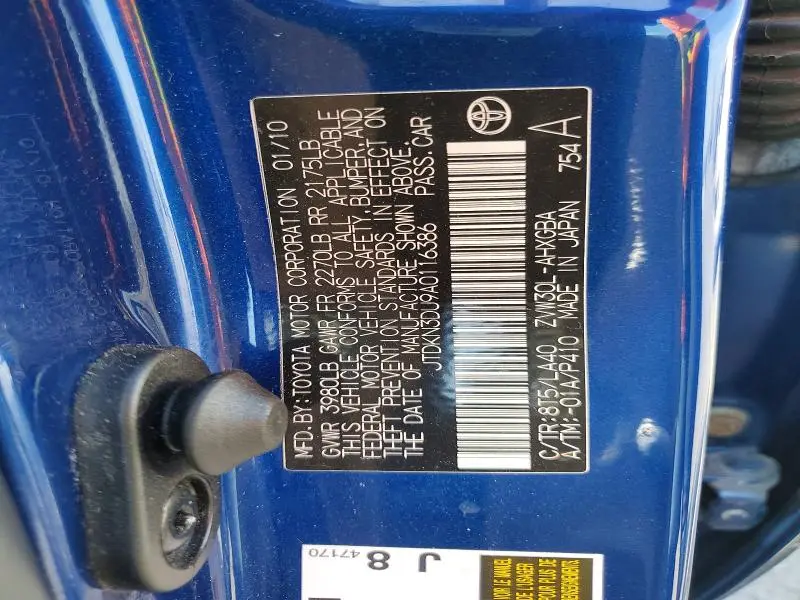 2010 TOYOTA PRIUS IV  