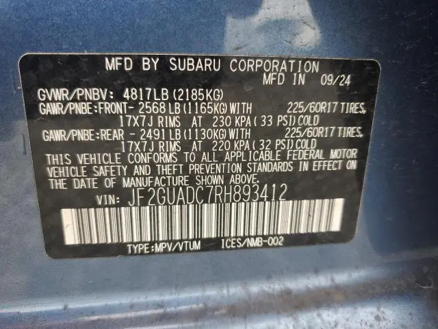 2024 SUBARU CROSSTREK PREMIUM  