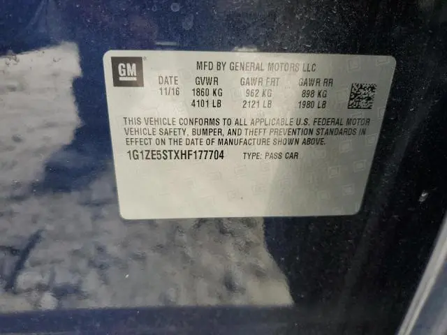 2017 CHEVROLET MALIBU LT  