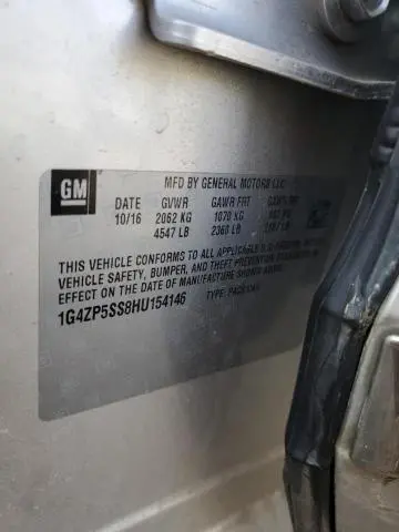 2017 BUICK LACROSSE ESSENCE  