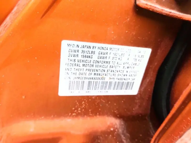 2010 HONDA FIT SPORT  