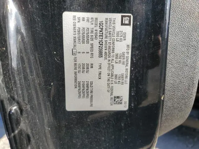 2012 CHEVROLET SILVERADO K1500 LTZ  