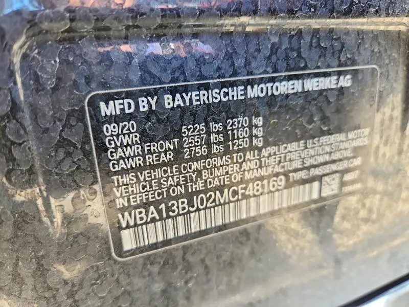 2021 BMW 530 XI  