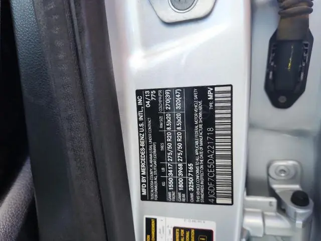 2013 MERCEDES-BENZ GL 450 4MATIC  