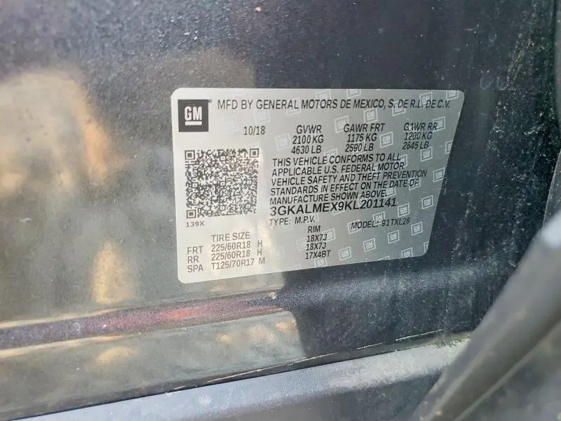 2019 GMC TERRAIN SLE  